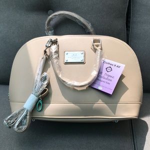 NWT Sand Color Joy Mangano Designer Tote